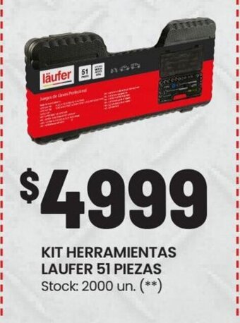 Changomas Kit Herramientas Laufer 51 Piezas oferta