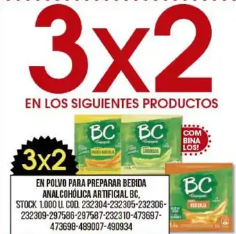 Coto BC En Polvo Para Preparar Bebida Analcohólica Dietètica Artificial oferta