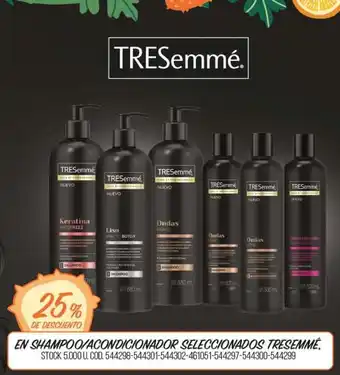 Coto Shampoo / Acondicionador Seleccionados Tresemmé oferta