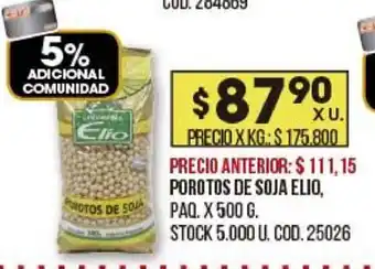 Coto Elio Porotos De Soja x 500g oferta