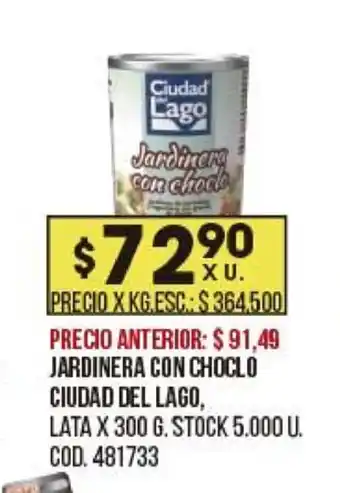 Coto Ciudad De Lago Jardinera Con Choclo Lata x 300g oferta