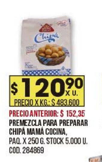 Coto Premezcla Para Preparar Chipa Mama Cocina oferta