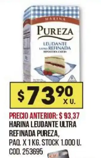 Coto Harina leudante Ultra Refinada Pureza oferta