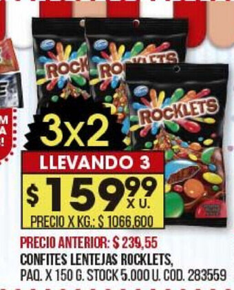 Coto Confites Lentejas Rocklets oferta