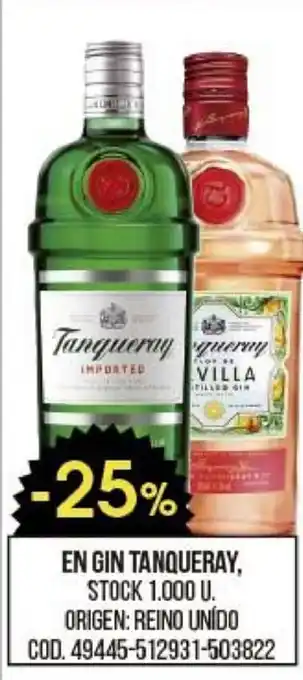 Coto En Gin Tanqueray oferta