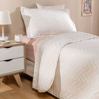 Arredo Cubrecama twin size washed liso oferta