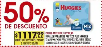 Coto Huggies Pañales Para Bebè Protect Plus oferta