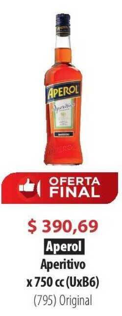 Parodi Aperol Aperitivo Original x 750cc oferta