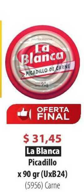 Parodi La Blanca Picadillo Carne x 90gr oferta