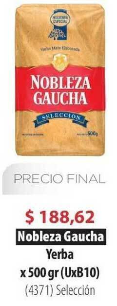 Parodi Nobleza Gaucha Yerba Selección x 500g oferta