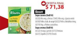 Parodi Knorr Sopa Casera Sopa Crema oferta