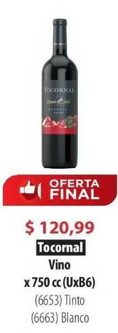 Parodi Tcornal Vino Tinto Blanco x 750cc oferta