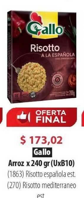 Parodi Gallo Arroz x 240gr oferta