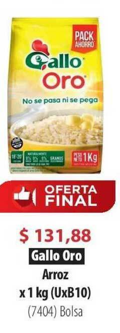 Parodi Gallo Oro Arroz Bolsa x 1kg oferta