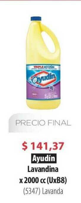 Parodi Ayudín Lavandina X 2000 Cc Lavanda oferta