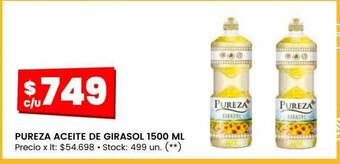 Changomas Pureza aceite de girasol oferta