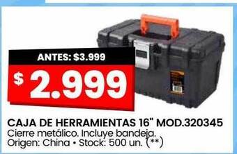 Changomas Caja de herramientas 16 oferta