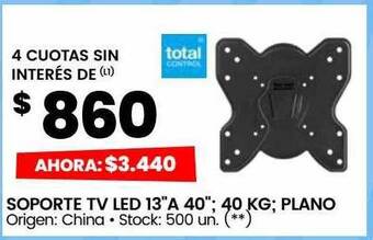 Changomas Soporte tv led 13 oferta