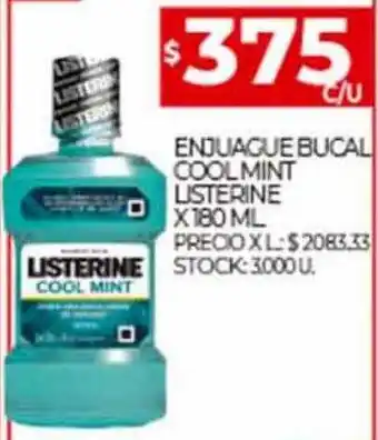 Supermercados DIA Enjuague bucal cool mint listerine oferta