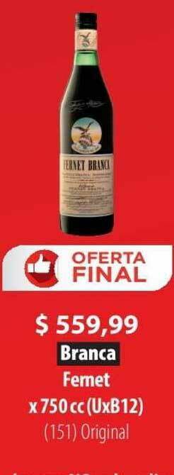 Parodi Fernet Branca X 750 Cc oferta