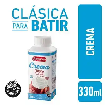 Josimar Crema de leche t top uat la serenisima 330 cc oferta