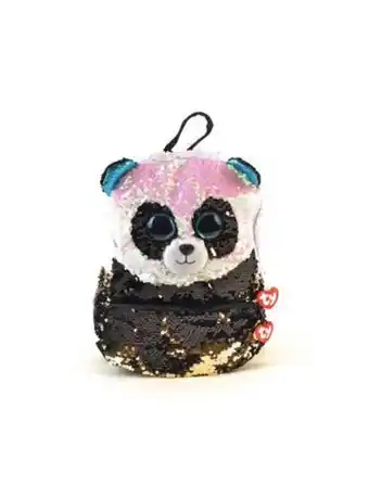 El Mundo del Juguete Mochila original ty lentejuelas 10¨ panda oferta