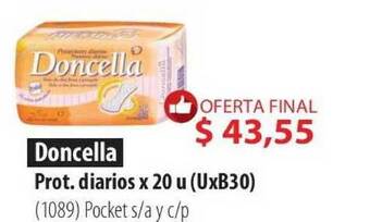 Parodi Doncella Prot. Diarios x20u oferta