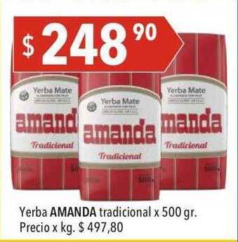 Hergo Yerba amanda tradicional oferta