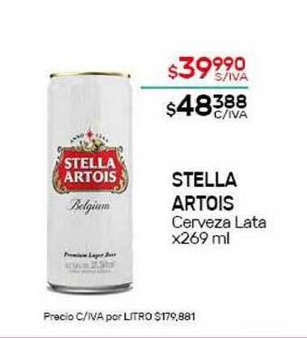 Stella Artois Cerveza x 269ml