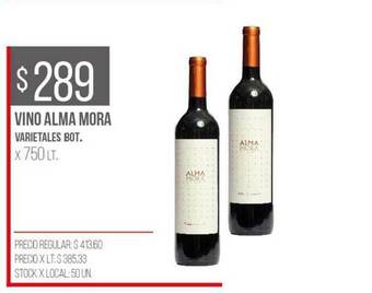 Disco Vino Alma Mora x 750lt oferta