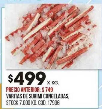 Coto Varitas De Surimi Congeladas oferta