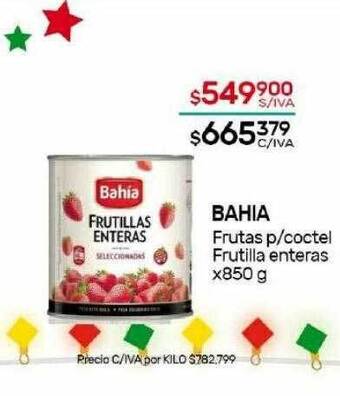 Nini Mayorista Bahia frutas p-coctel frutilla enteras oferta