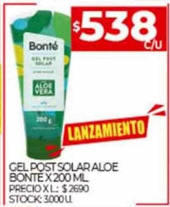 Supermercados DIA Gel post solar aloe bonte oferta