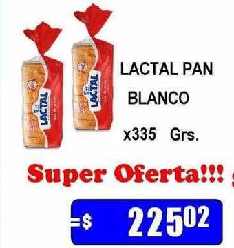 Dulcenter Lactal pan blanco oferta
