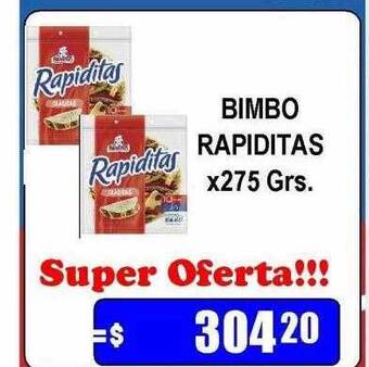 Dulcenter Bimbo rapiditas oferta