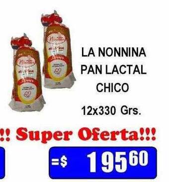 Dulcenter La nonnina pan lactal chico oferta