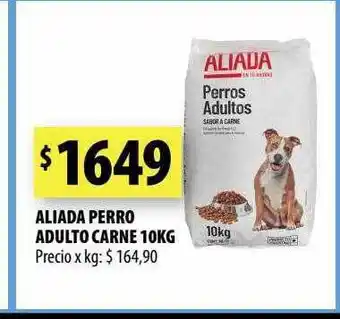 Punto Mayorista Aliada perro adulto carne oferta