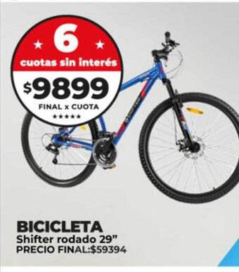 Supermayorista Vital Bicicleta shifter rodado 29 oferta