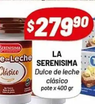 Almacor La serenisima dulce de leche clasico oferta