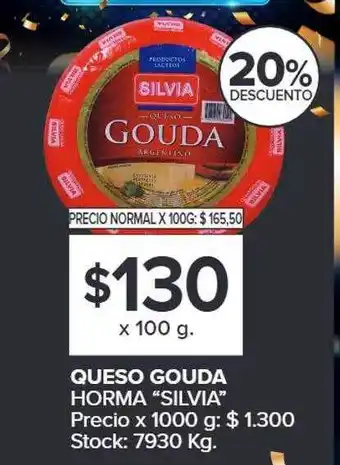 Carrefour Market Queso gouda horma silvia 20% descuento oferta