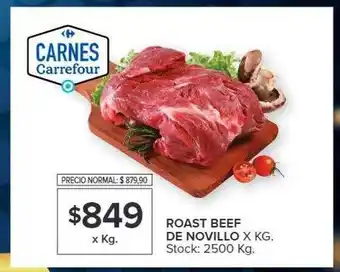 Carrefour Market Roast beef de novillo x kg oferta