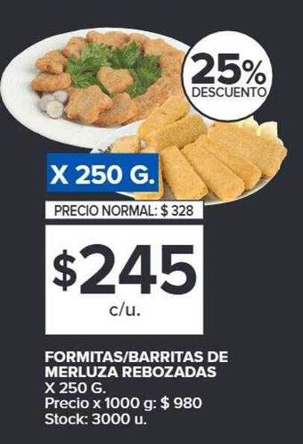 Carrefour Market Formitas barritas de merluza rebozadas 25% descuento oferta