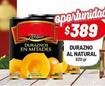 Almacor Durazno al natural oferta