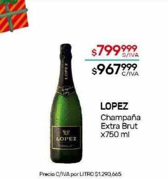 Nini Mayorista Lopez champaña extra brut oferta