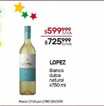 Nini Mayorista Lopez blanco dulce natural oferta