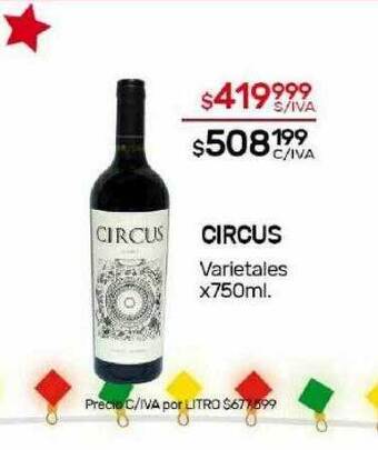 Nini Mayorista Circus varietales oferta