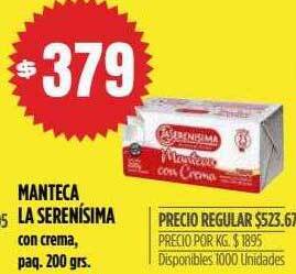 Supermercados Vea Manteca la serenísima oferta