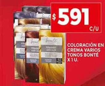 Supermercados DIA Coloración en crema varios tonos bonté oferta