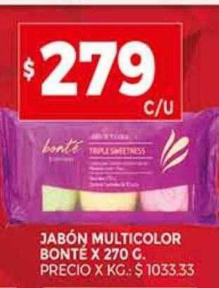 Supermercados DIA Jabón multicolor bonté oferta