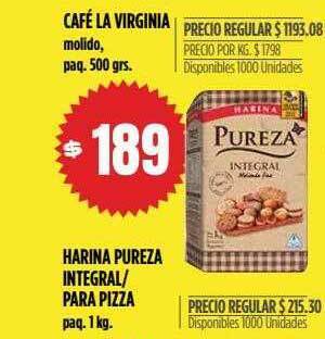 Supermercados Vea Harina pureza integral para pizza oferta